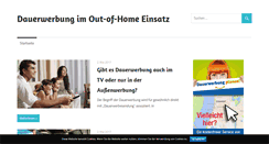 Desktop Screenshot of dauerwerbung.biz
